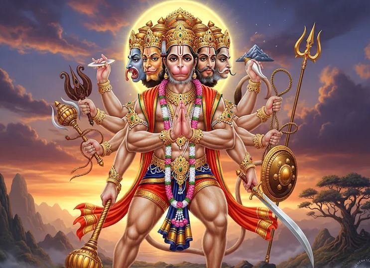 हनुमानजी ने क्यों लिया था पंचमुखी अवतार, जानें पांचों मुखों के नाम, इस मंदिर में भक्तों को देते हैं आशीर्वाद