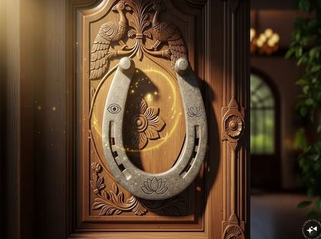 मुख्य द्वार पर घोड़े की नाल लगाते ही क्यों बदल जाता है घर का माहौल? वास्तु में छुपा है बड़ा कारण