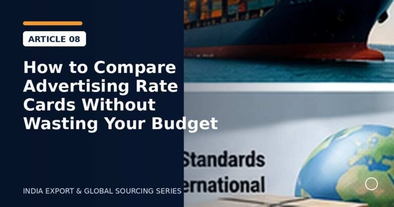 How to Compare Advertising Rate Cards Without Wasting Your Budget
